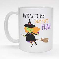 11oz. mug with cute Witch and 