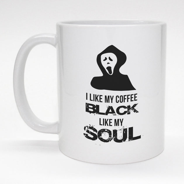 I Like My Coffee Black Like My Soul – Engraved Coffee Tumbler, Funny Travel  Coffee Mug, Coffee Mug Gift – 3C Etching LTD