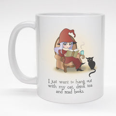 11 oz. coffee mug with dragon and Tolkien wizard quote.