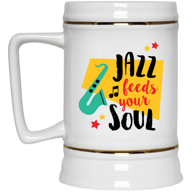 Jazz Feeds Your Soul - Musician Mug