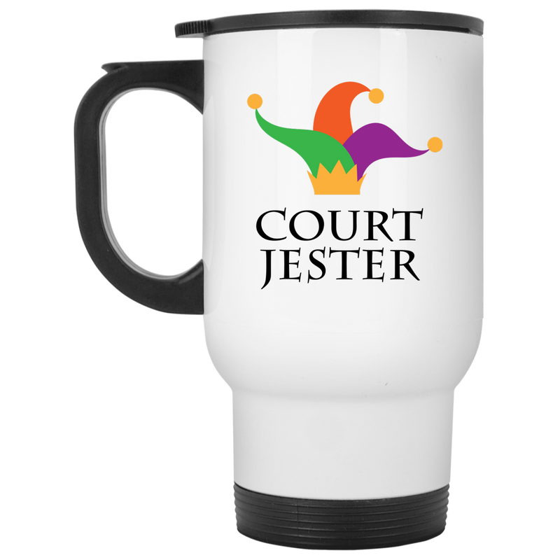 11 oz. funny, colorful coffee mug - Court Jester.