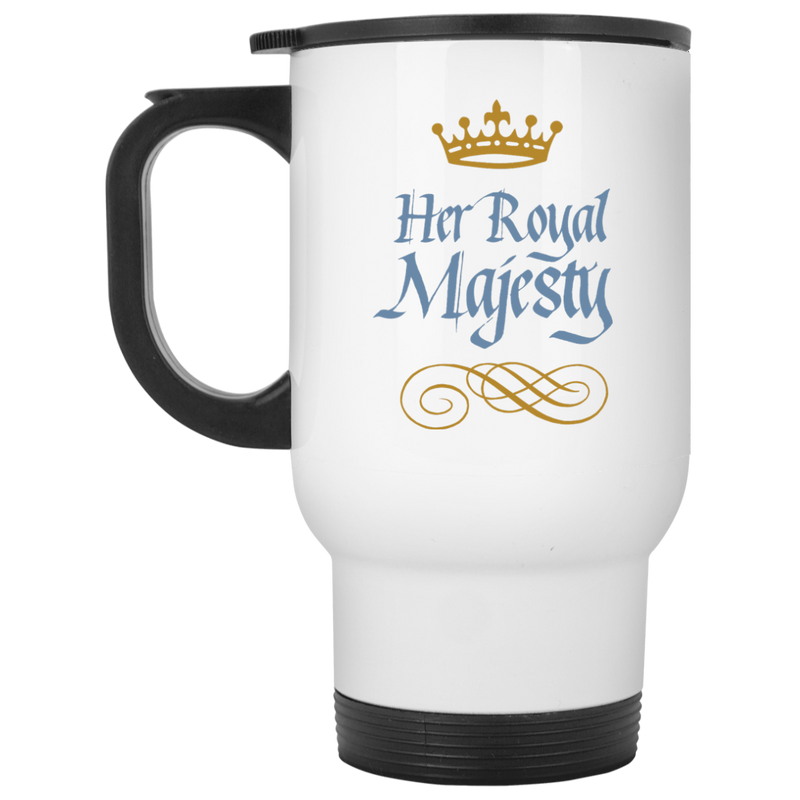 11 oz. coffee mug with crown design - Her Royal Majesty.