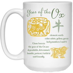 Chinese Year of the Ox coffee mug