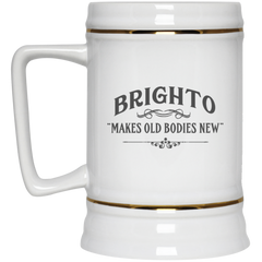 Brighto - Makes Old Bodies New -  Three Stooges Coffee Mug