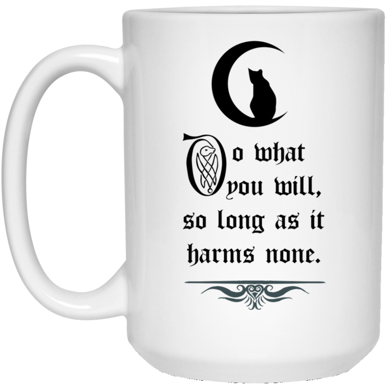 Harm None Quote - Vegetarian & Vegan Coffee Mug
