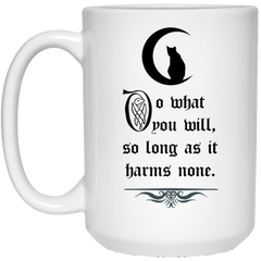 Harm None Quote - Vegetarian & Vegan Coffee Mug