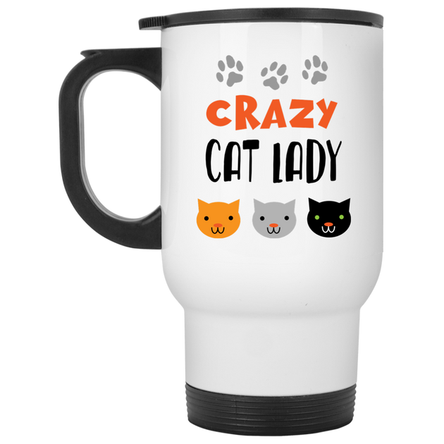 Crazy Cat Lady Mug | Pet Lovers and Owners Coffee & Tea Gift | Atomic Mugs