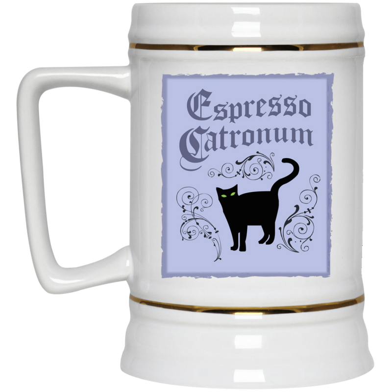 11 oz. coffee mug with black cat - Espresso Catronum.
