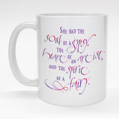 11 oz. coffee mug - Soul of a Gypsy
