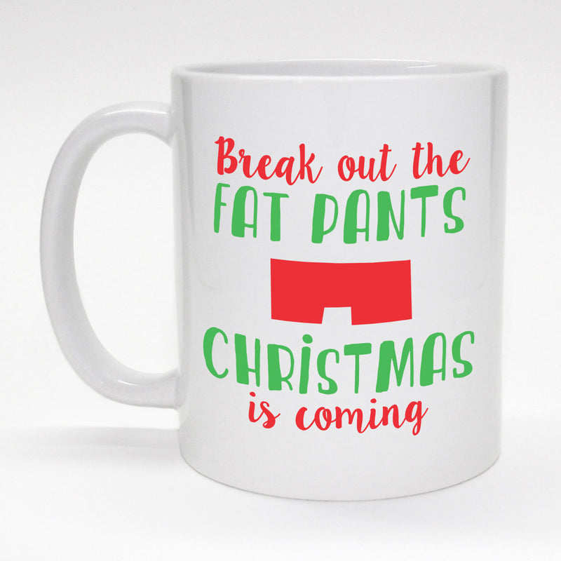 11oz. coffee mug with full color "Baby it's cold outside" design.