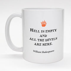 11oz. coffee mug with H.P. Lovecraft quote 