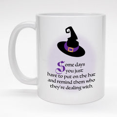 Funny 11 oz. coffee mug - Out of my mind, back in 5 min.
