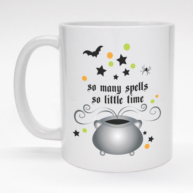 Coffee mug with witches cauldron - So many spells...