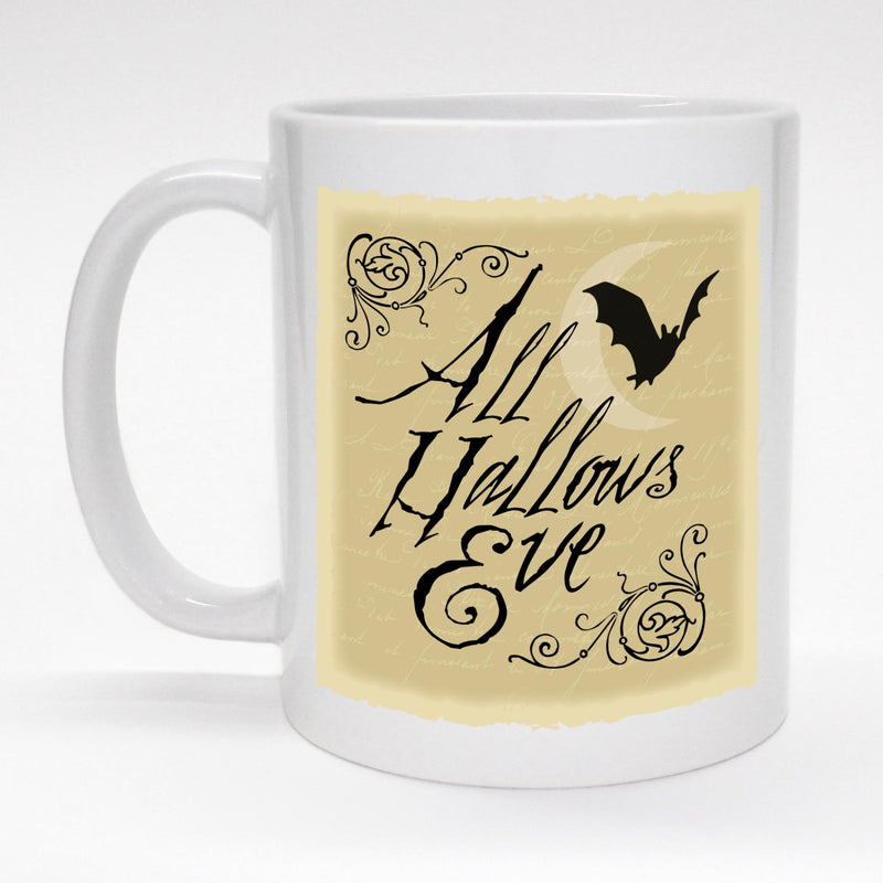 11oz. Halloween coffee mug with All Hallows Eve design