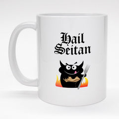 Hail Seitan - Funny Vegetarian & Vegan Coffee Mug