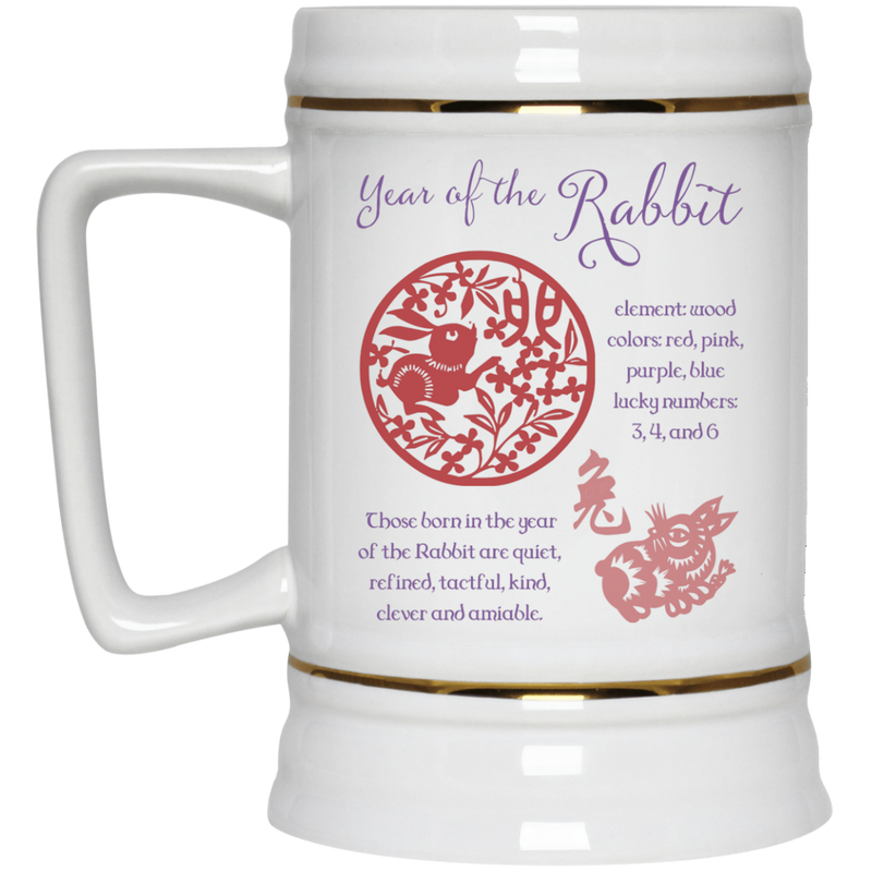 Chinese Year of the Rabbit coffee mug
