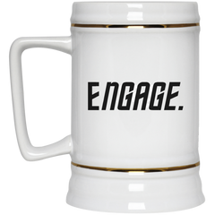 11 oz. coffee mug with Star Trek inspired design - Engage.