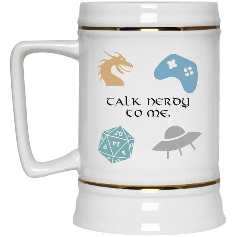 Geek design coffee mug - Talk nerdy to me