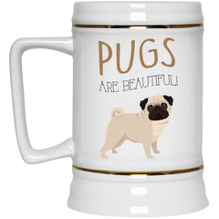 11 oz. coffee mug with Pug dog.