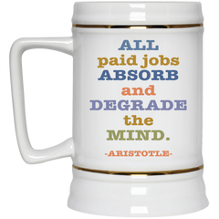 11oz. Coffee Mug with Aristotle Quote 
