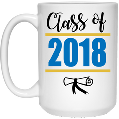 11 oz. graduation coffee mug  - Class of 2018.