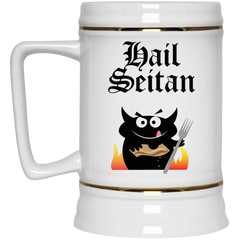 Hail Seitan - Funny Vegetarian & Vegan Coffee Mug