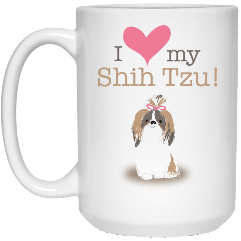 11 oz. coffee mug - I love my Shih Tzu!