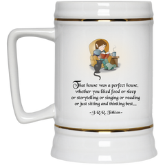 11 oz. coffee mug with Hobbit and Tolkien quote