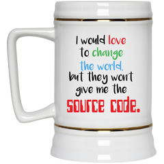 Funny computer coffee mug - Source Code
