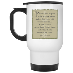 11 oz. coffee mug with Tolkien/LOTR quote - Dwarves of Yore.