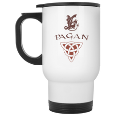 Coffee mug with pagan design.