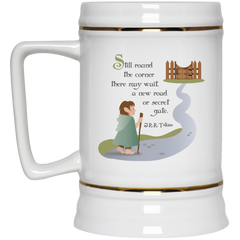 Coffee mug with Hobbit and Tolkien quote.