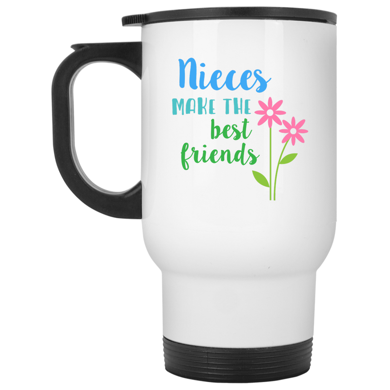 Coffee mug with flower design - Niece.