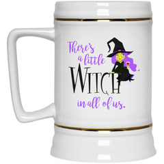 Cute witch coffee mug - There's a Little Witch in all of us.