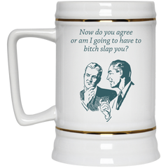 Coffee mug with funny retro men - Now do you agree?