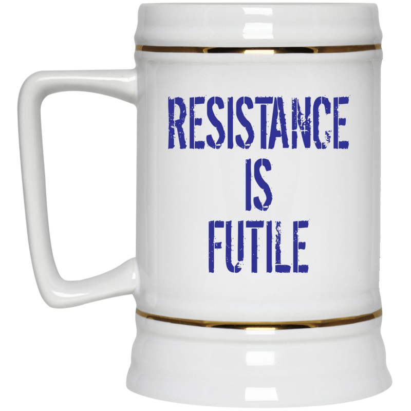Funny 11 oz. coffee mug - Resistance is Futile