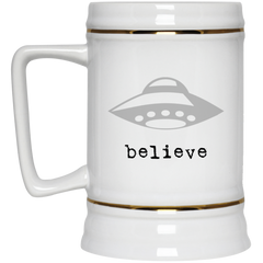 11 oz. mug with UFO design - Believe.