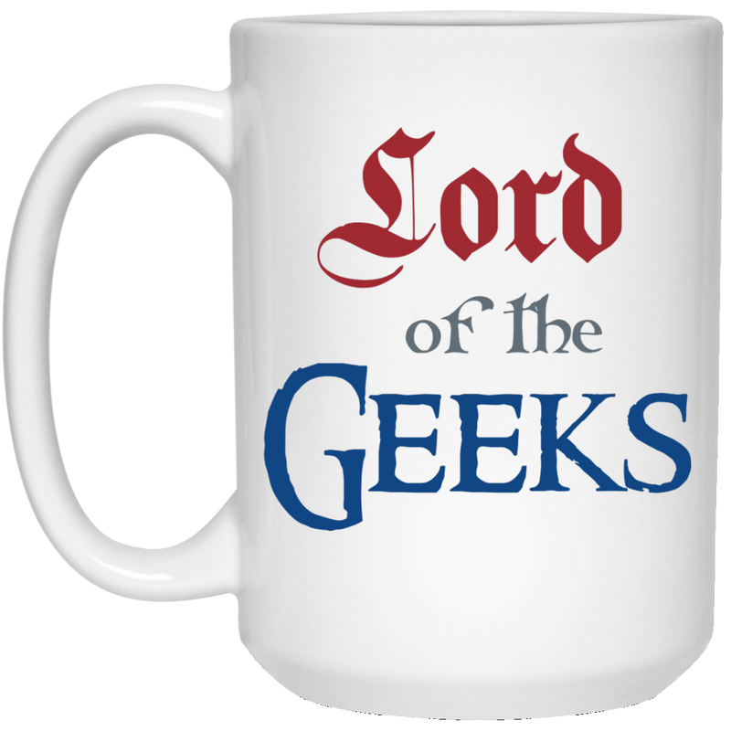 11 oz. coffee mug - Lord of the Geeks.