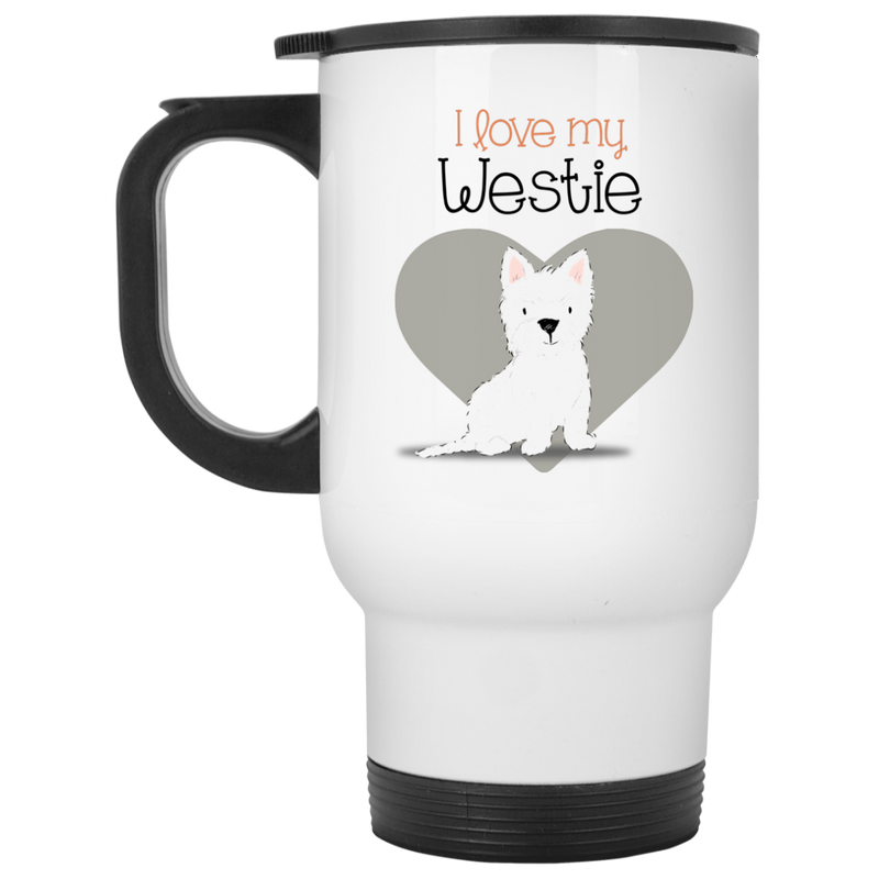 West Highland terrier coffee mug - I love my Westie.