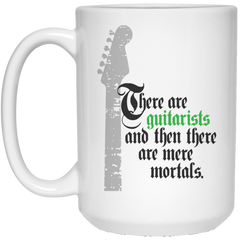 11 oz coffee mug with guitar - There are Guitarists...