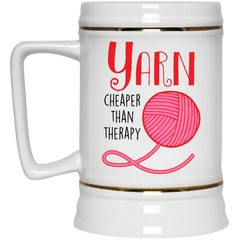 11 oz. coffee mug - Yarn, cheaper than therapy