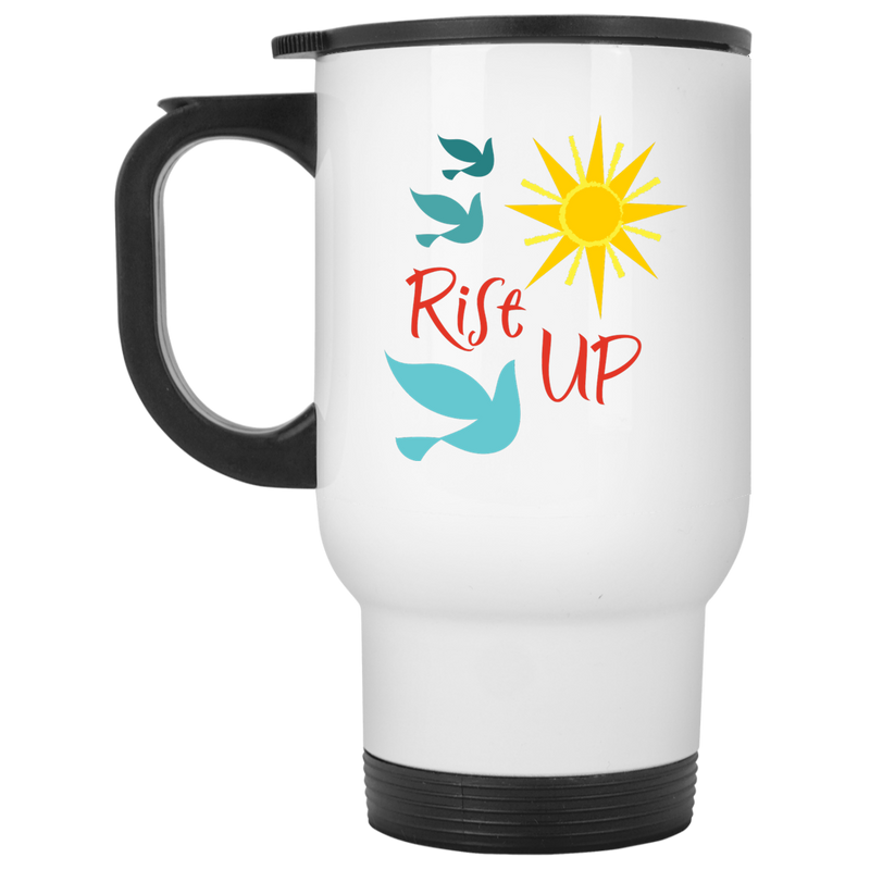 Inspirational design coffee mug - Rise Up