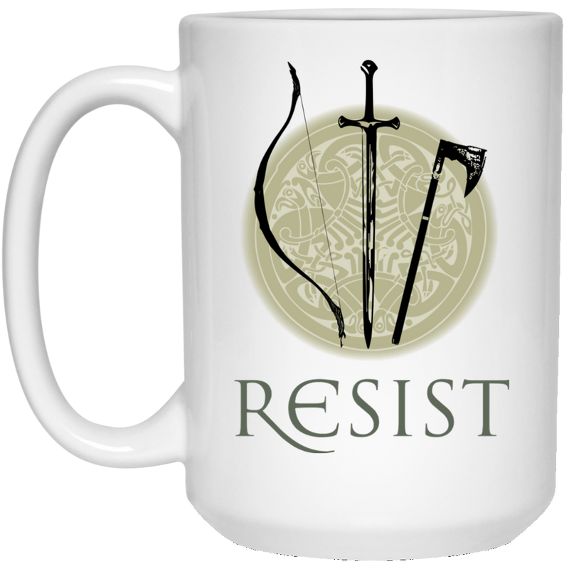 Lord of the Rings inspired 11 oz. mug - Resist