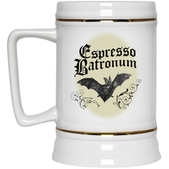 11 oz. coffee mug with spooky bat - Espresso Batronum.