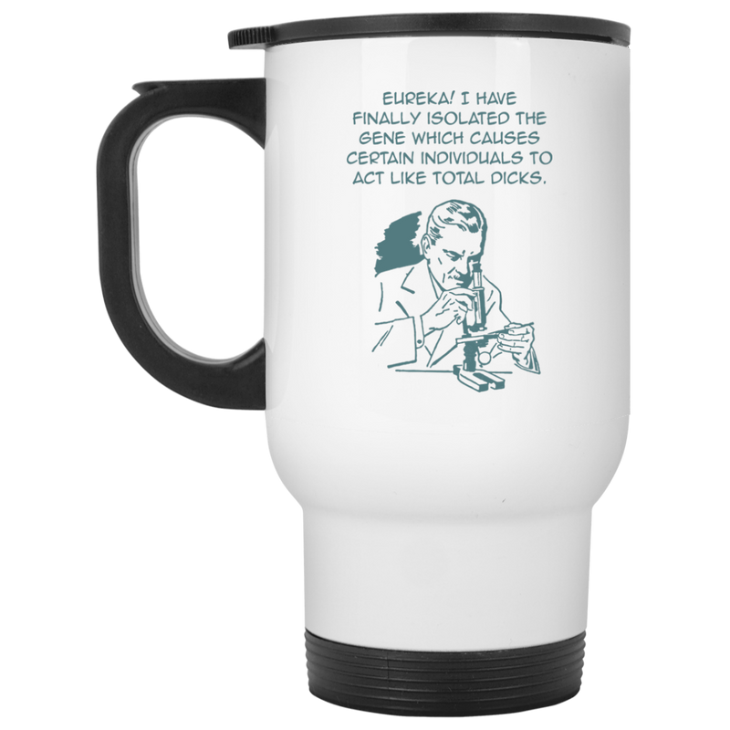 11 oz. coffee mug with  funny retro scientist.