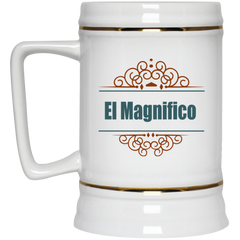 11 oz. coffee mug with type design - El Magnifico.