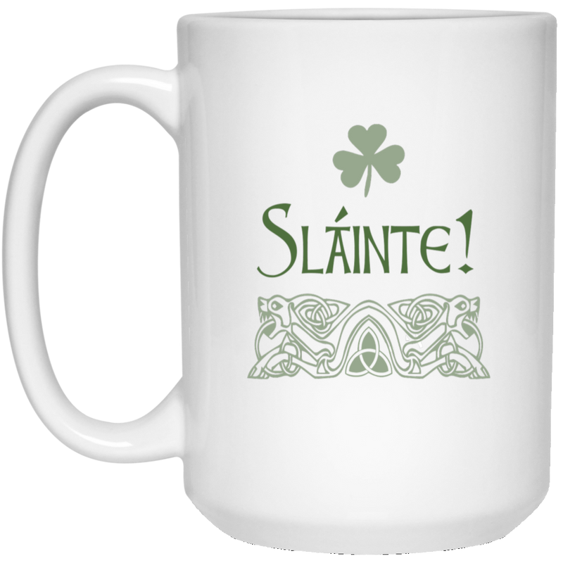Slainte!  Irish Gaelic for Here's to your health Beer Stein