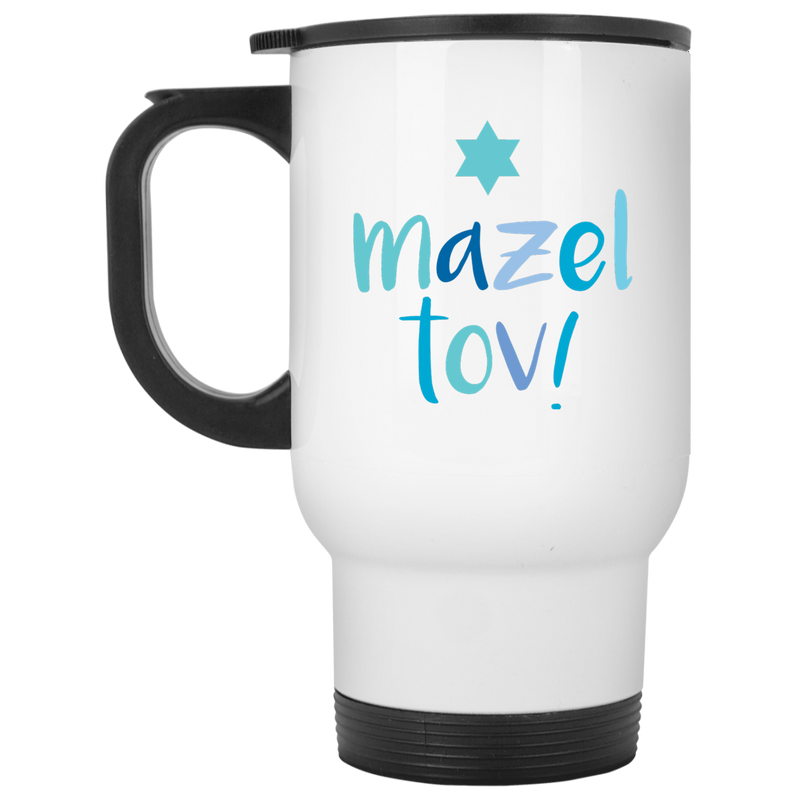 Coffee mug with Star of David - Mazel Tov!