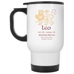 Astrology coffee mug - Leo zodiac sign.