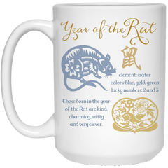 Chinese Year of the Rat coffee mug